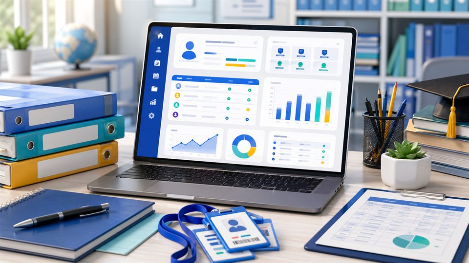 Student Records Management System interface preview